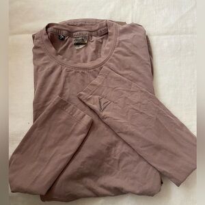 Gymshark Long Sleeve Fitted Shirt Mauve